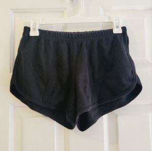 Black Cotton Large American Apparel short shorts Kiss Fm